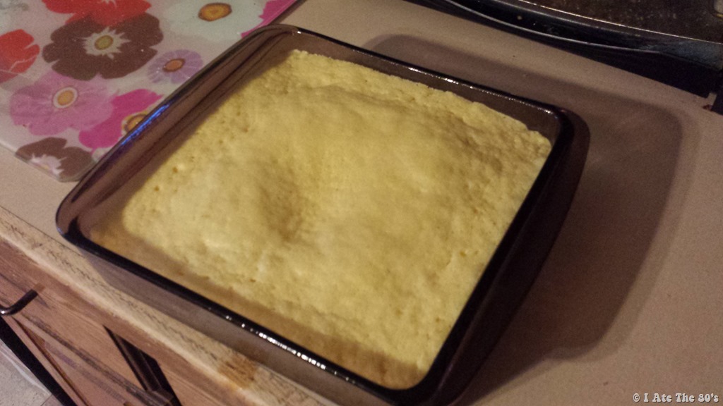 Cornbread–A Combined Effort 80’s Recipe Test