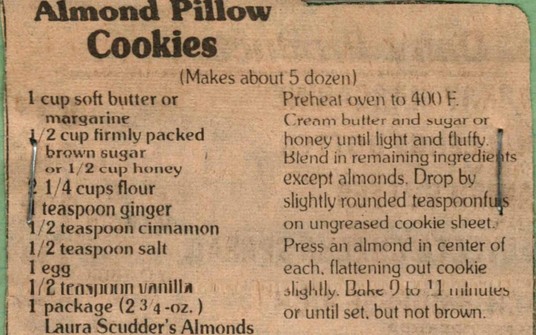 Almond Pillow Cookies