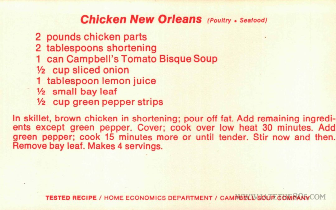 Chicken New Orleans
