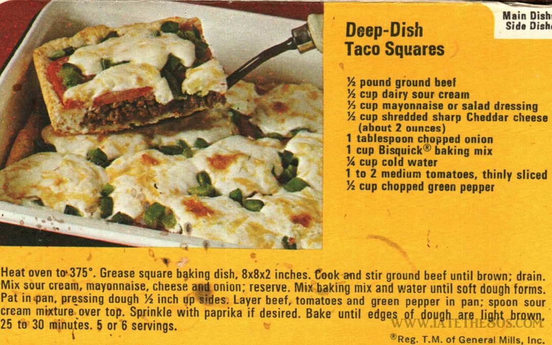 Deep Dish Taco Squares