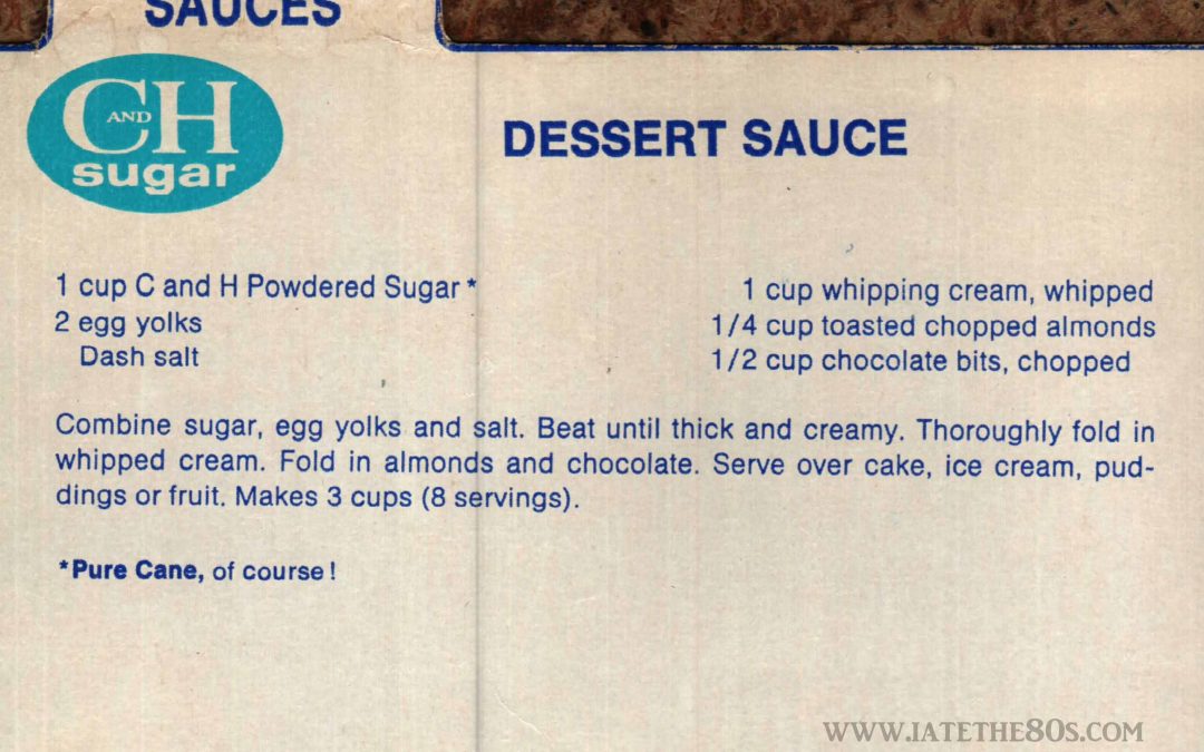 Dessert Sauce