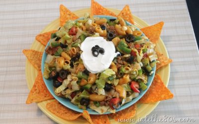 Hamburger Helper Taco Salad, 1988 – An 80’s Recipe Test