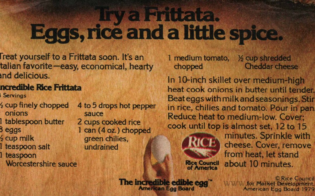 Incredible Rice Frittata
